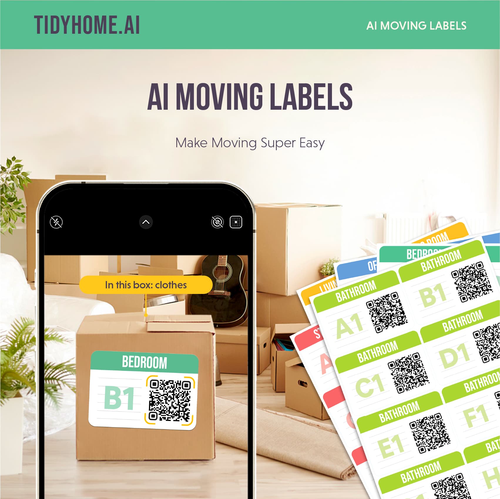 TidyHome.AI App Interface